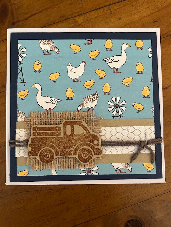 Handmade | Greeting Card | Birthday | Celebration | Little Boy | Boy | Quarry Truck | Truck | Adventure | Fun | Adventure | Farm