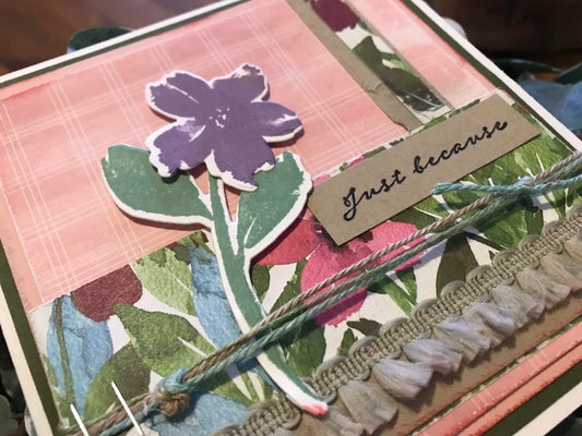 Handmade | Greeting Card | Just Because | Floral | Birthday | Celebration | Thank You | Friendship