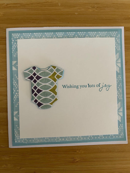 Baby Boy  | Newborn Baby  | Boy | Greeting Card | Card | Handmade | Cute Card | Baby Show