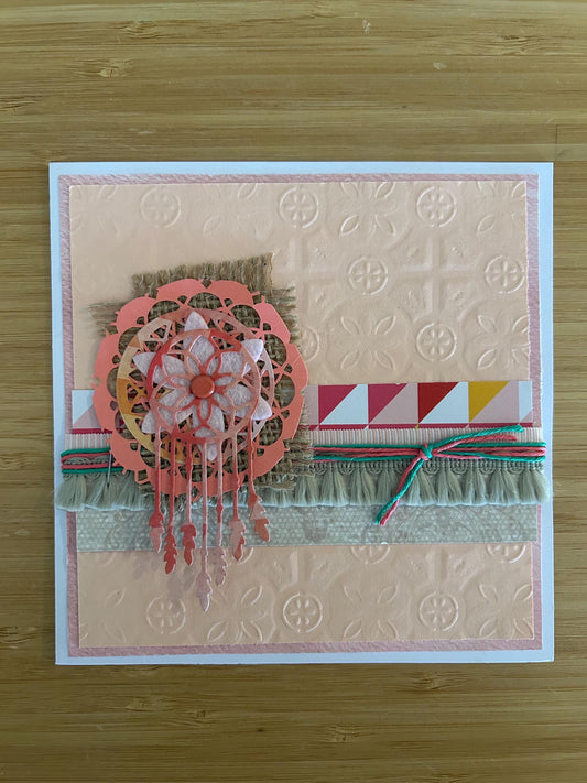 Handmade | Greeting Card | Just Because | Birthday | Celebration | Thank You | Friendship | Dreamcatcher