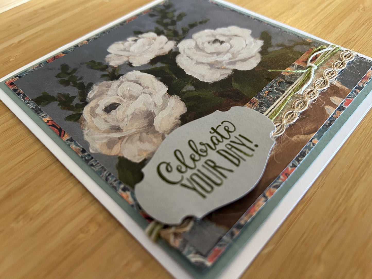Happy Birthday | Greeting Card | Handmade | Celebrate | Flowers