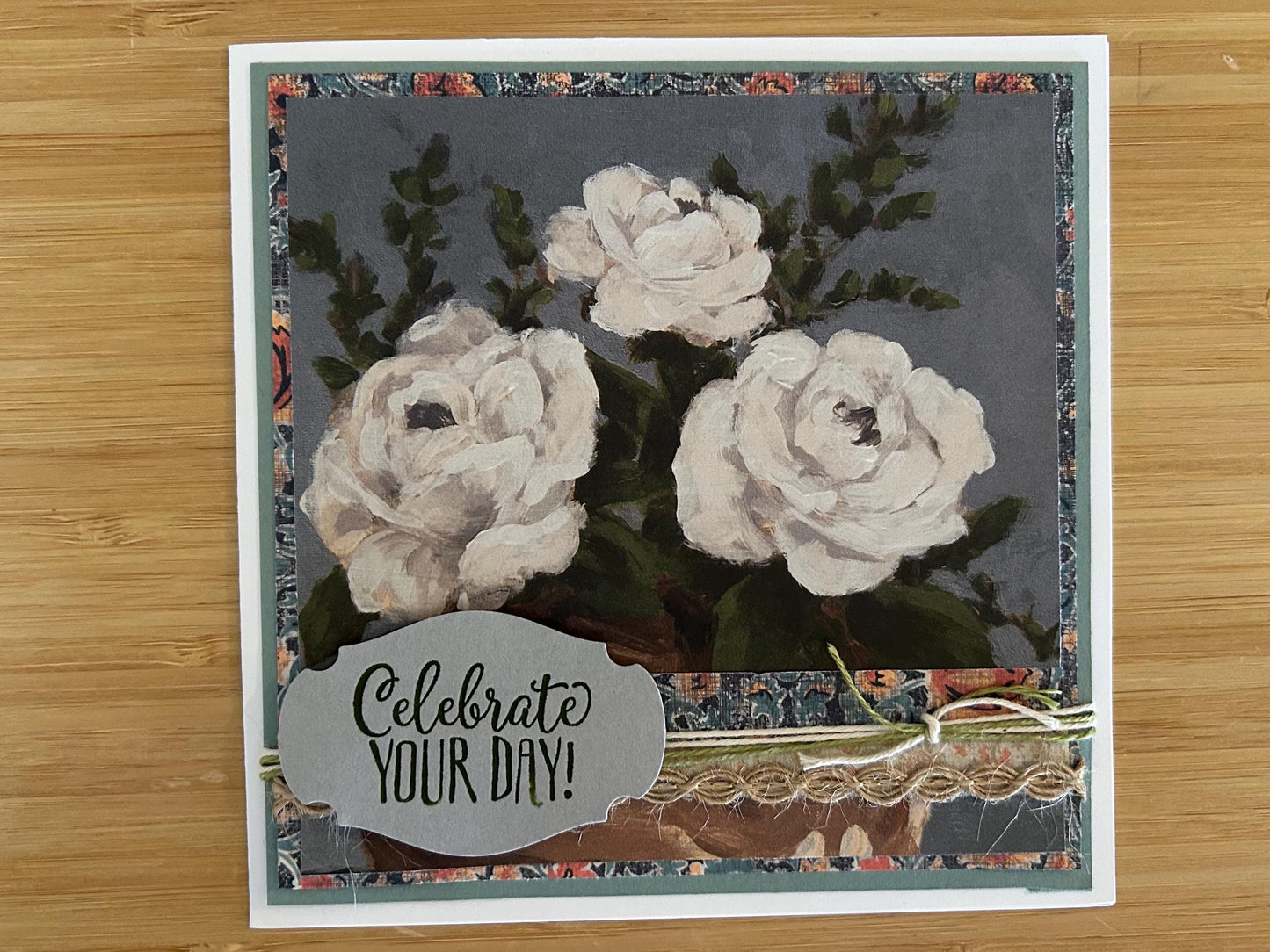 Happy Birthday | Greeting Card | Handmade | Celebrate | Flowers