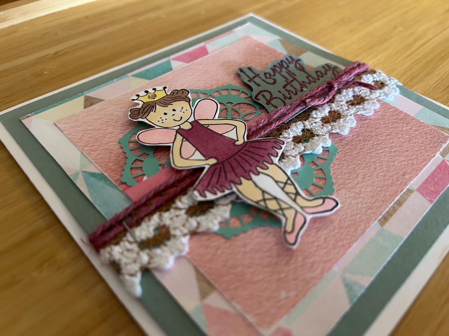 Happy Birthday | Ballerina | Greeting Card | Handmade | Celebrate  |