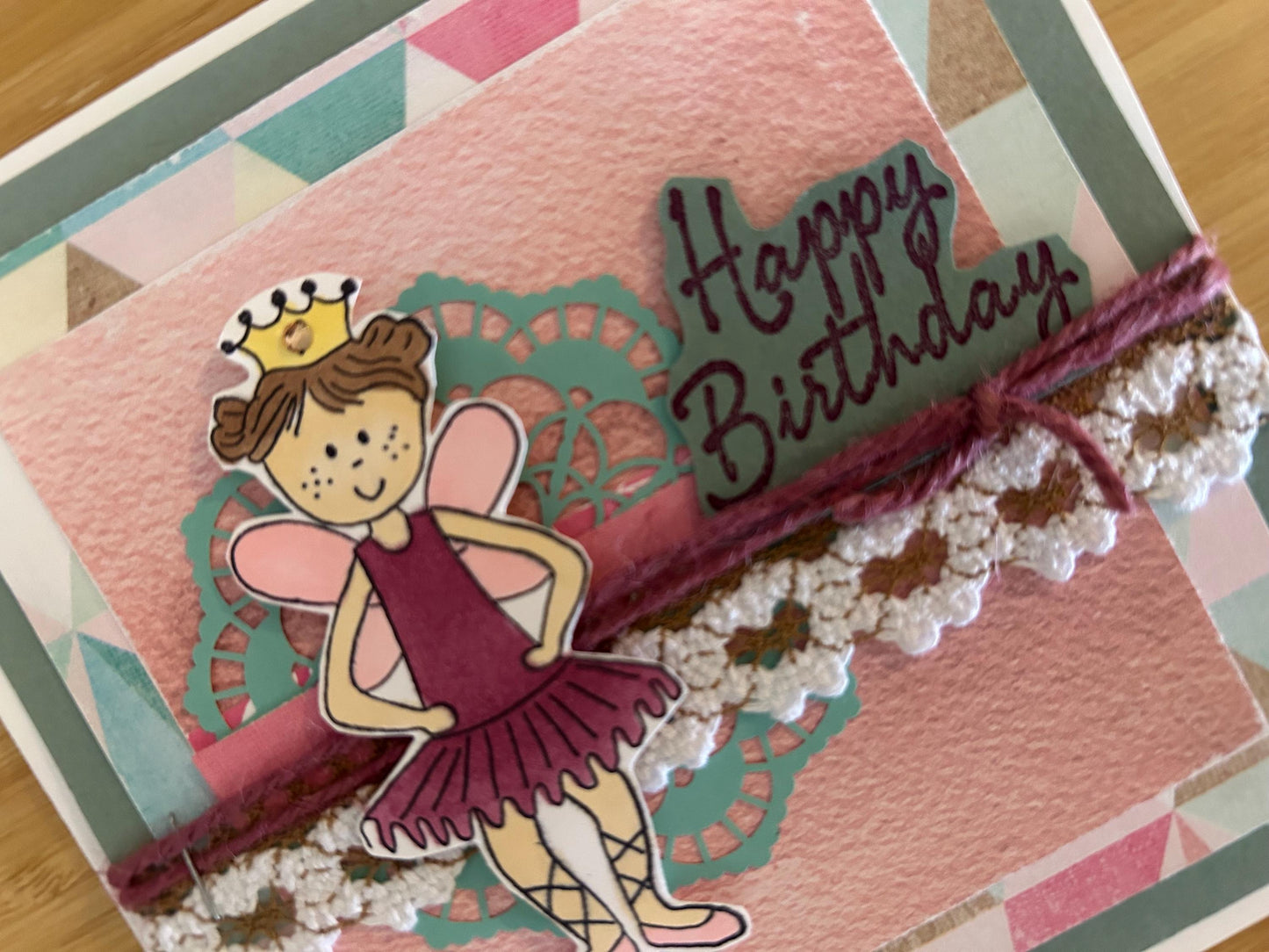 Happy Birthday | Ballerina | Greeting Card | Handmade | Celebrate  |