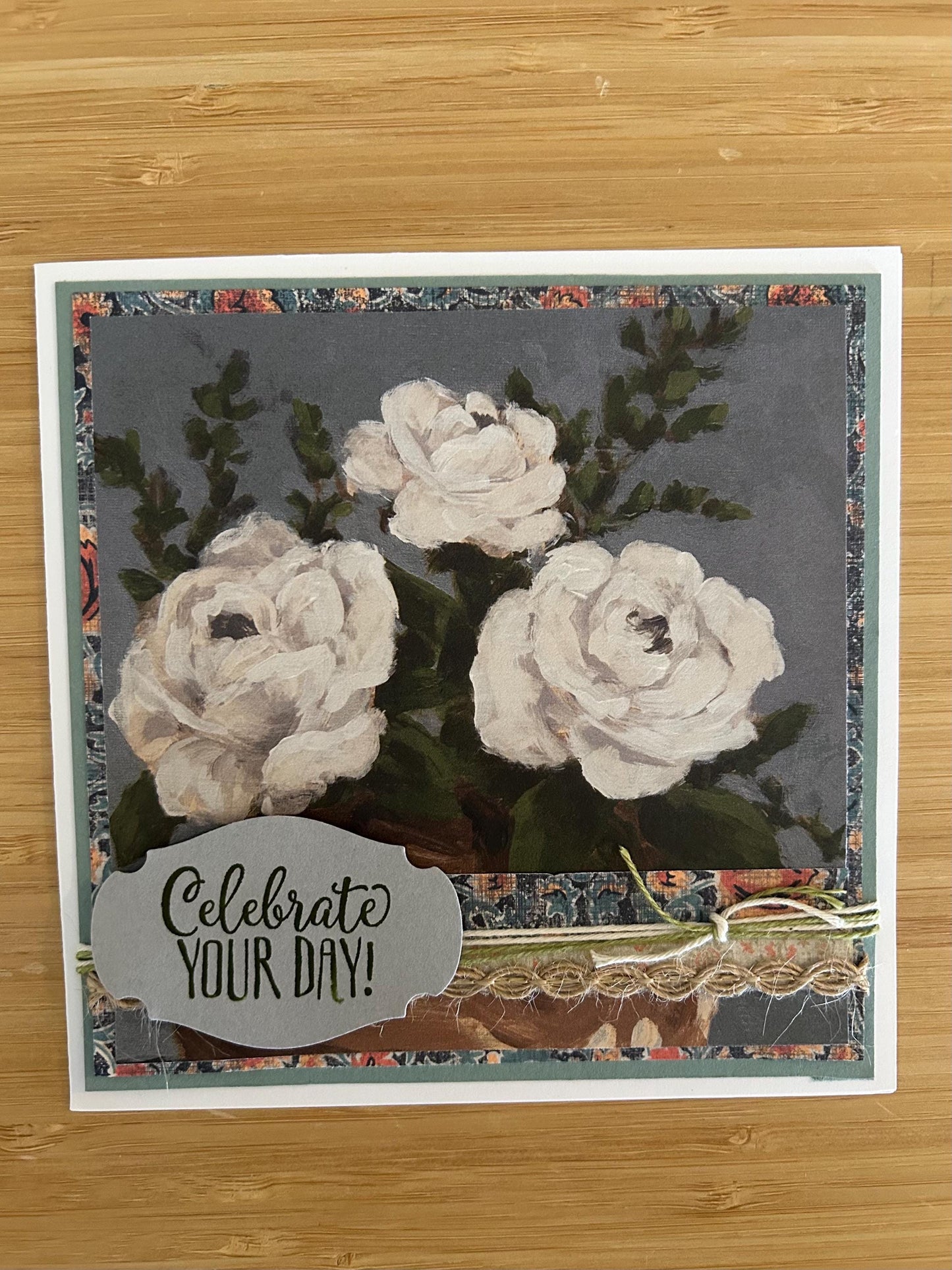 Happy Birthday | Greeting Card | Handmade | Celebrate | Flowers