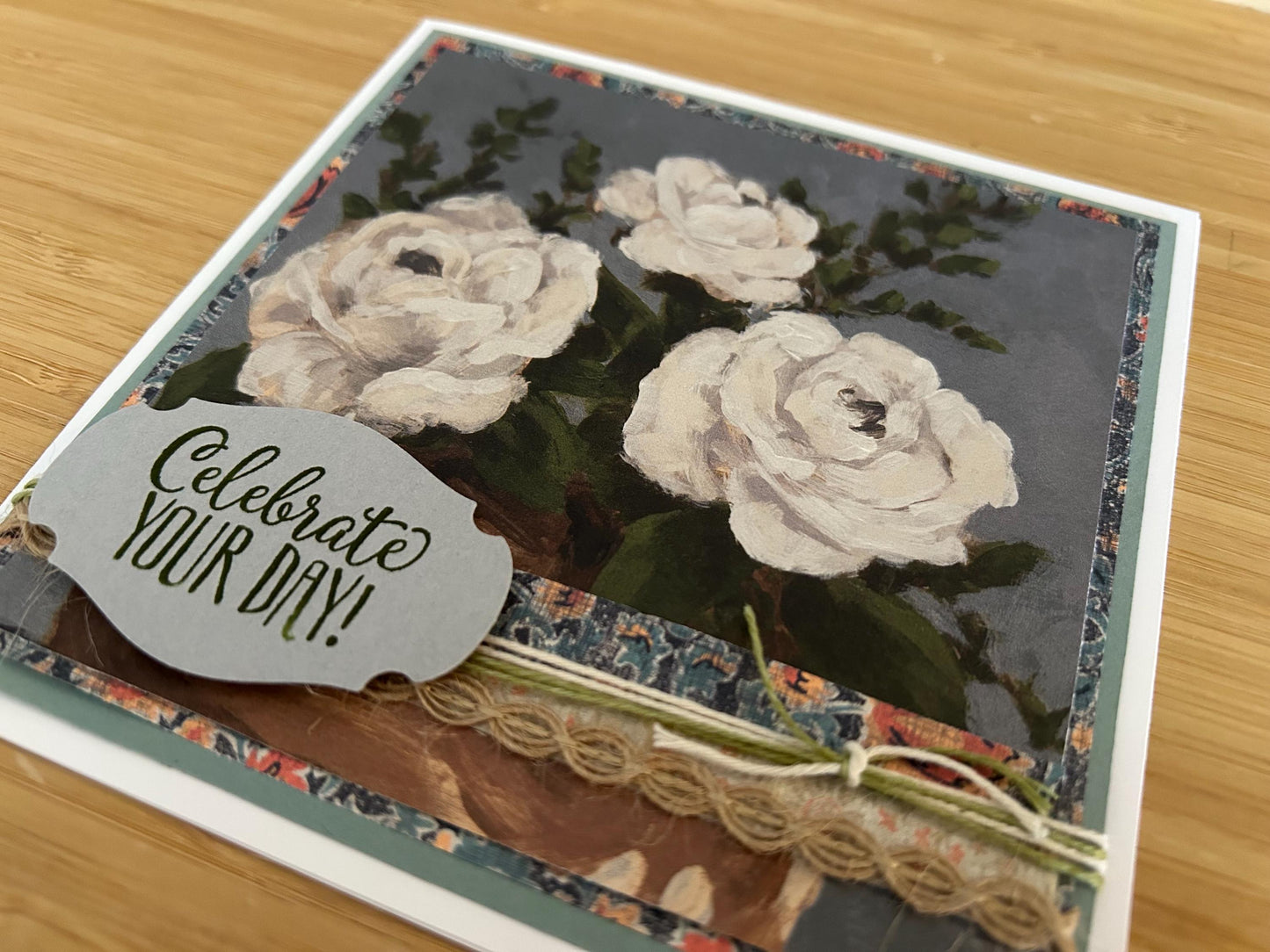 Happy Birthday | Greeting Card | Handmade | Celebrate | Flowers